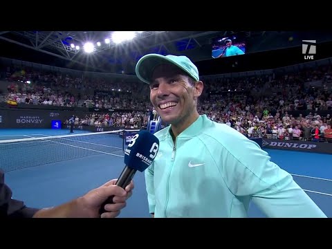 Rafael Nadal Breaks Down His Bathroom Time Violation; Brisbane 2R