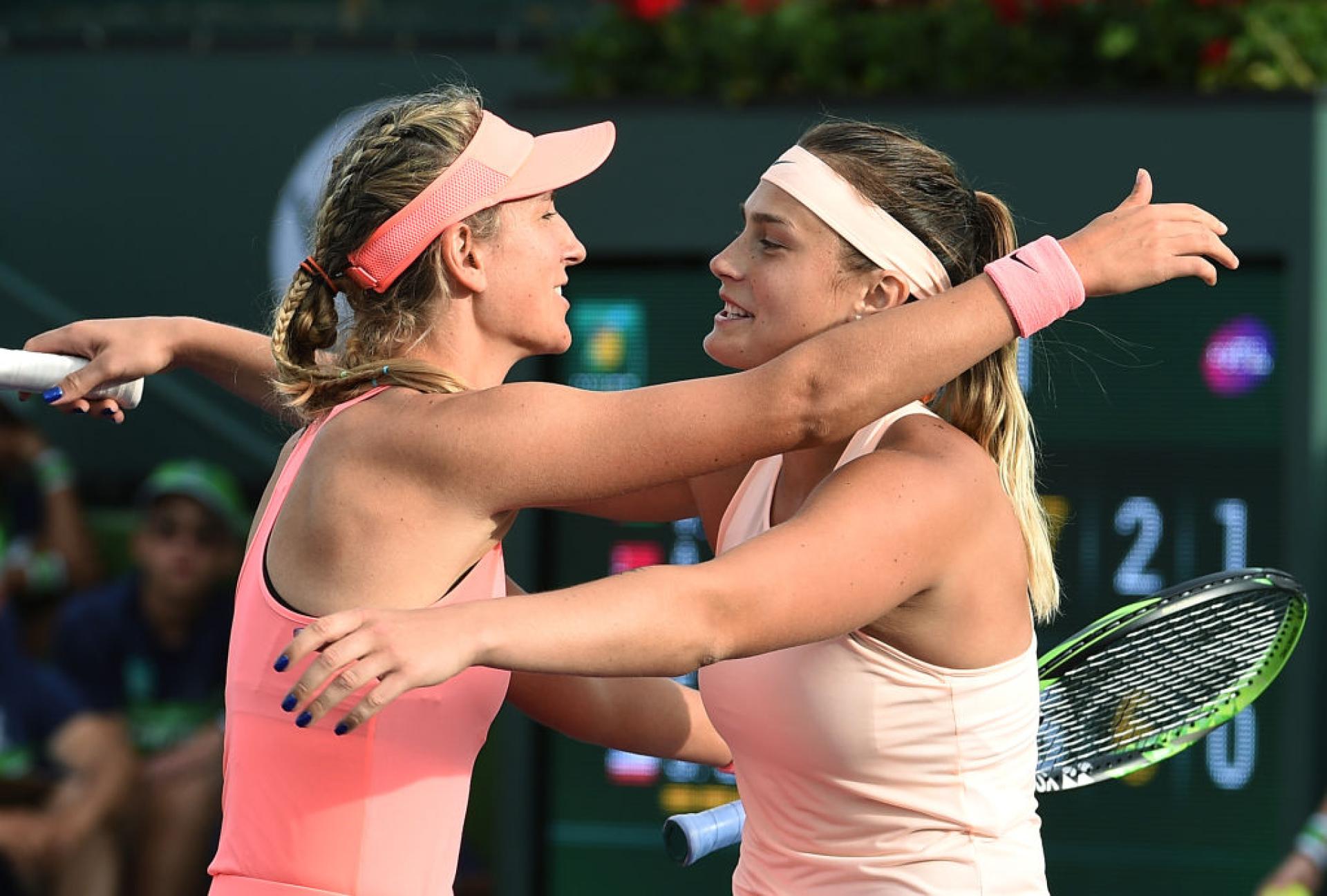 Aryna Sabalenka and Serena Williams 