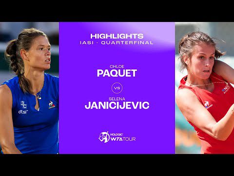 Chloe Paquet vs. Selena Janicijevic | 2024 Iasi Quarterfinal | WTA Match Highlights