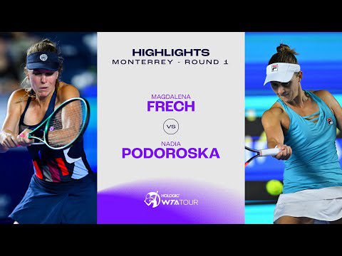 Magdalena Frech vs. Nadia Podoroska | 2024 Monterrey Round 1 | WTA Match Highlights