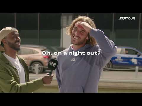 Tsitsipas & Sharky talk biggest trash talker...