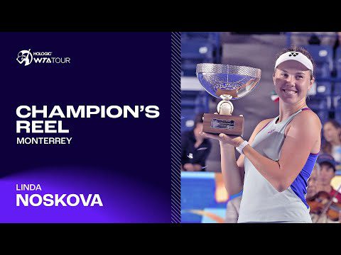 Linda Noskova locks in her first Hologic WTA Tour title 🏆