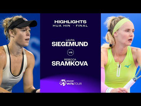 Laura Siegemund vs. Rebecca Sramkova | 2024 Hua Hin Final | WTA Match Highlights