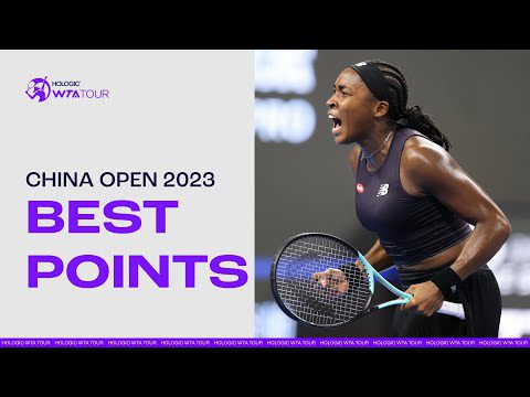 Swiatek Astonishing Winner, Gauff Crazy Shot, Mertens' Touch | 2023 China Open | WTA Top Points