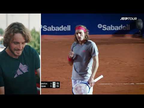 Tsitsipas Reacts To His Hotshots