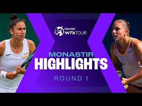 Parry, Burel & Sorribes Tormo in 2024 Monastir round 1 action | WTA Match Highlights