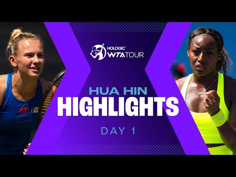 Siniakova in action; Parks & Siegemund clash on Day 1 at Hua Hin 2024 | WTA Match Highlights