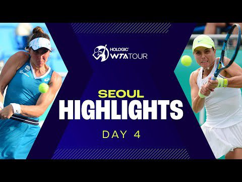 Raducanu, Kasatkina & Haddad Maia feature on Day 4 at Seoul 2024 | WTA Match Highlights