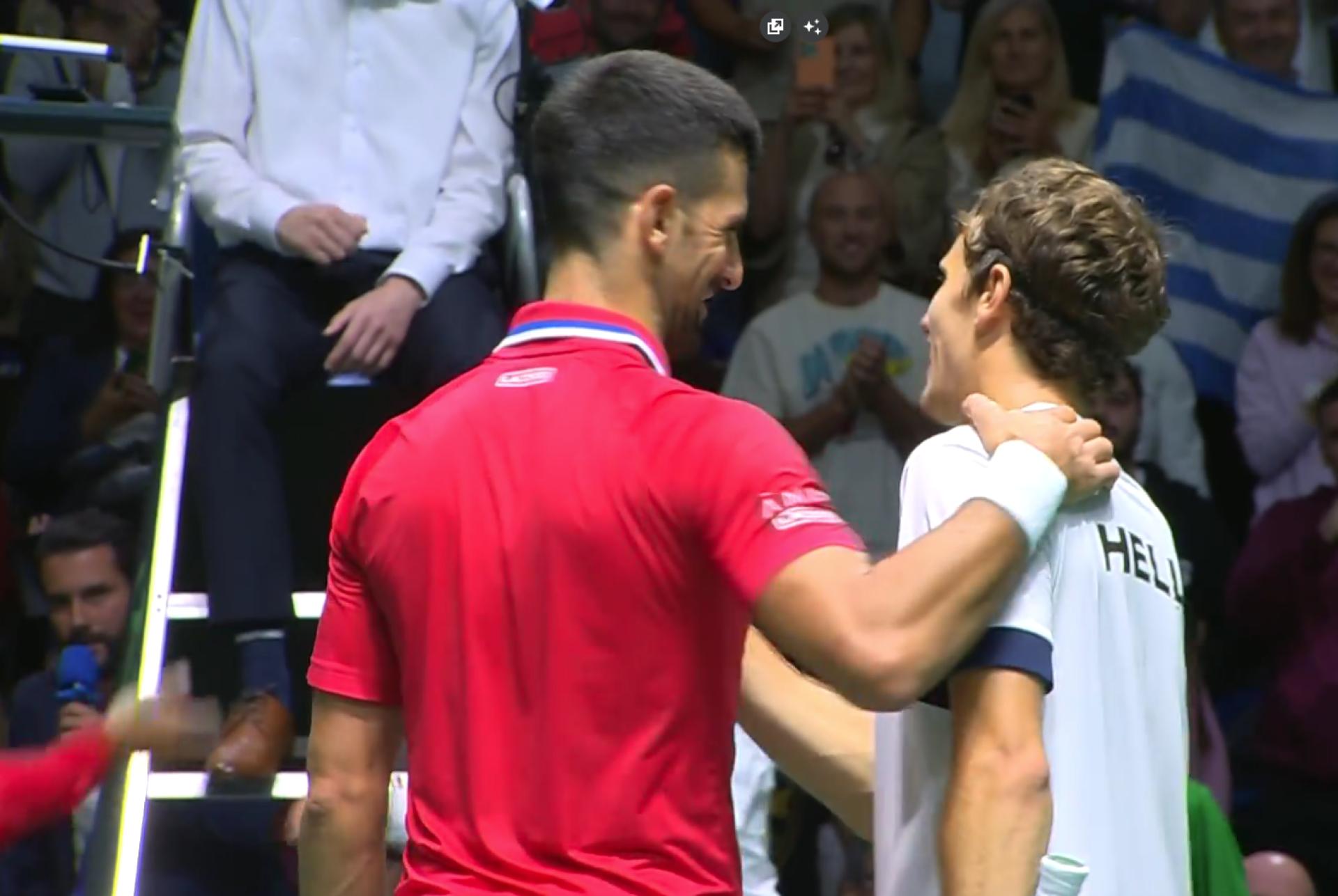 Novak Djokovic & Ioannis Xilas, Davis Cup 2024