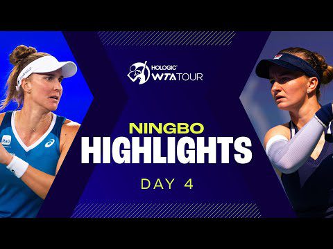 Haddad Maia, Krejcikova, Kalinskaya, & Muchova on Day 4 at Ningbo 2024 | WTA Match Highlights