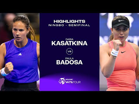 Daria Kasatkina vs. Paula Badosa | 2024 Ningbo Semifinal | WTA Match Highlights