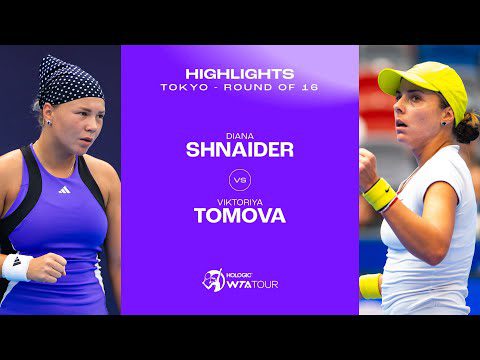 Diana Shnaider vs. Viktoriya Tomova-Match Highlights