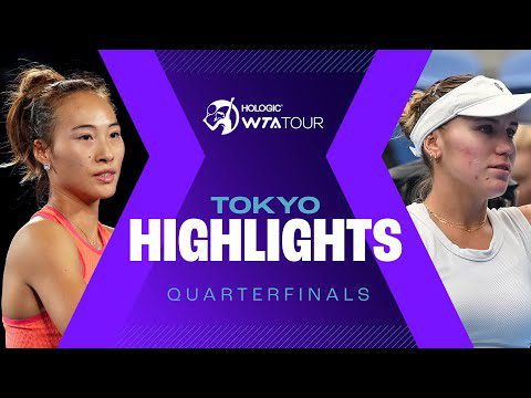 Zheng, Kenin, Boulter Light Up Tokyo Quarterfinals | WTA Match Highlights