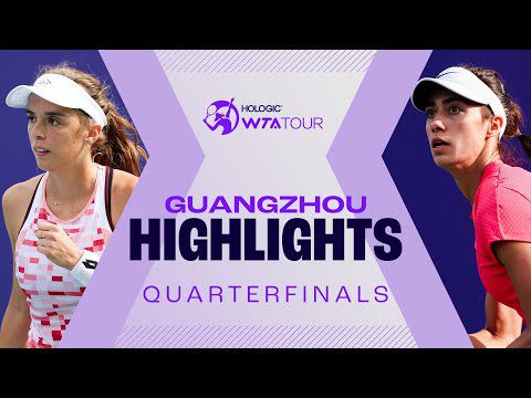 Sawangkaew & Danilovic Showdown, Bronzetti in action in Guangzhou | WTA Match Highlights