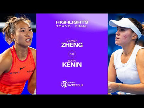 Zheng Qinwen vs. Sofia Kenin | 2024 Tokyo Final | WTA Match Highlights