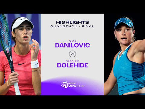 Olga Danilovic vs. Caroline Dolehide | 2024 Guangzhou Final | WTA Match Highlights