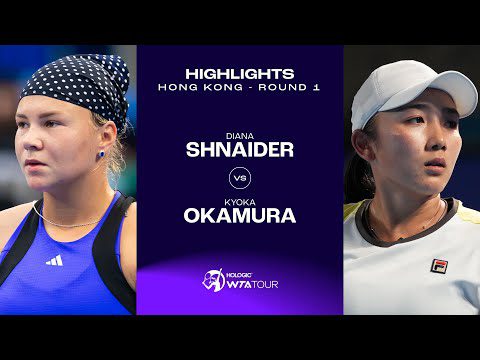 Diana Shnaider vs. Kyoka Okamura | 2024 Hong Kong Round 1 | WTA Match Highlights