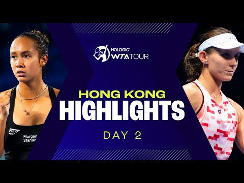 Fernandez Begins Title Defense, Gracheva & Shnaider on court in Hong Kong | WTA Tennis Highlights