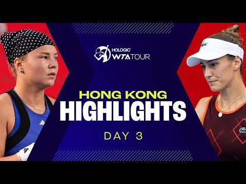 Day 3 in Hong Kong with Boulter, Pera & Shnaider | WTA Tennis Highlights