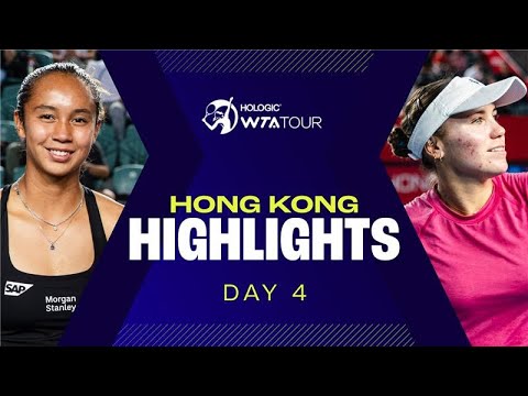 Day 4 in Hong Kong with Fernandez, Kenin & Lamens | WTA Tennis Highlights