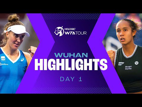 Haddad Maia & Keys Rematch, Fernandez features on Day 1 of Wuhan 2024 | WTA Match Highlights