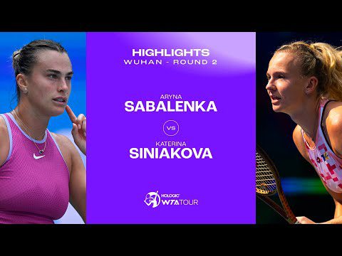 Aryna Sabalenka vs. Katerina Siniakova | 2024 Wuhan Round 2 | WTA Match Highlights