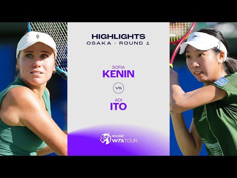 Sofia Kenin vs. Aoi Ito | 2024 Osaka Round 1 | WTA Match Highlights