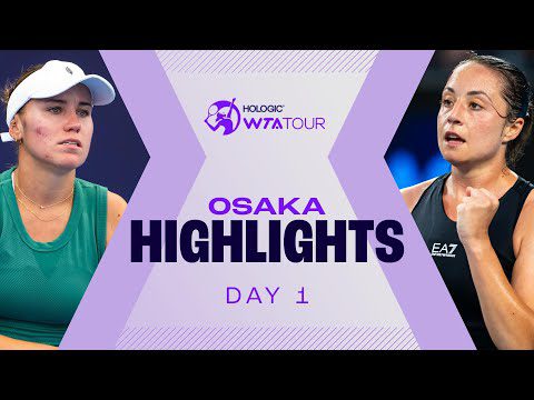 Kenin, Tauson & Cocciaretto kick off action at Osaka 2024 | WTA Match Highlights