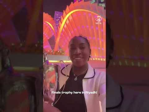 Live from Coco! And the final message of 2024 🥹🏆#WTA #WTAFinalsRiyad #CocoGauff