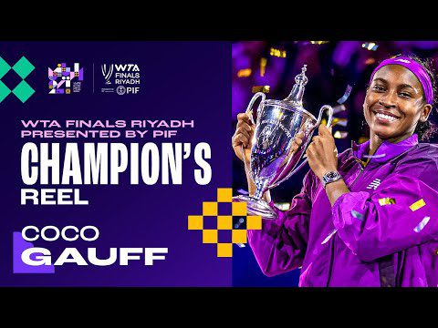 CHAMPION'S REEL: How Coco Gauff won the 2024 WTA Finals Riyadh 🏆