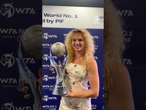 Katerina Siniakova secures her FOURTH career #WTA Year-End World No.1 ranking presented by PIF 👏🏆