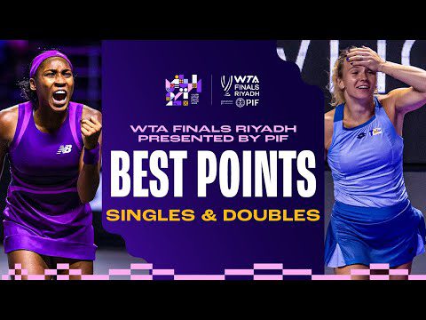 BEST POINTS from the 2024 WTA Finals Riyadh: Coco Gauff, Taylor Townsend, Aryna Sabalenka & more! 💥