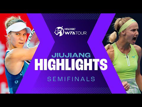 Golubic Takes On Bouzkova, Sramkova Faces Siegemund In Jiujiang Semifinals | WTA Match Highlights