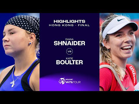 Diana Shnaider vs. Katie Boulter | 2024 Hong Kong Final | WTA Match Highlights