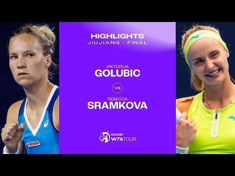 Viktorija Golubic vs. Rebecca Sramkova | 2024 Jiujiang Final | WTA Match Highlights