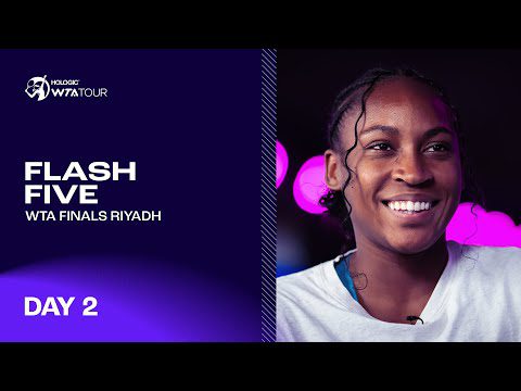 Flash Five | Day 2 | WTA Finals Riyadh