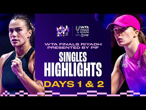 Kicking off the Singles Group Stage in Riyadh | 2024 WTA Finals Group Stage | Match Highlights