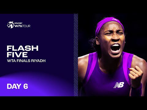 Swiatek or Krejcikova: Who will join Gauff in the WTA Finals Riyadh semifinals? Day 6 | Flash Five