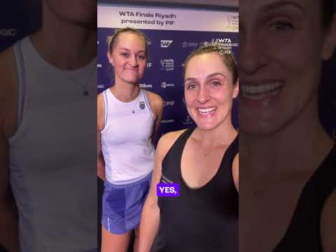 First to the Finals in Riyadh 👏 #WTA #WTAFinalsRiyadh #GabrielaDabrowski #ErinRoutliffe