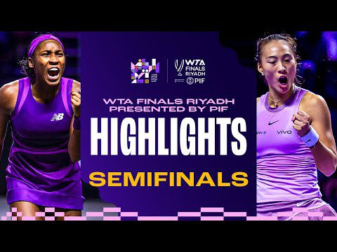 Semifinal Match Highlights in Riyadh | 2024 WTA Finals