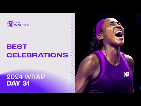 Gauff, Sabalenka, Putintseva & More In The Best Celebrations | 2024 WTA Wrap | Day 31