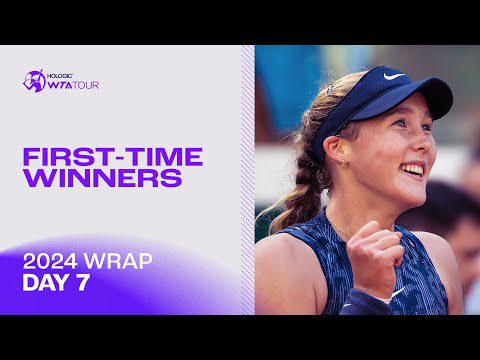 Andreeva, Navarro, and More First Time Victories | 2024 WTA Wrap | Day 7