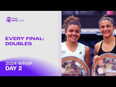 Every Doubles Championship Point From The 2024 WTA Tour | 2024 Wrap | Day 2