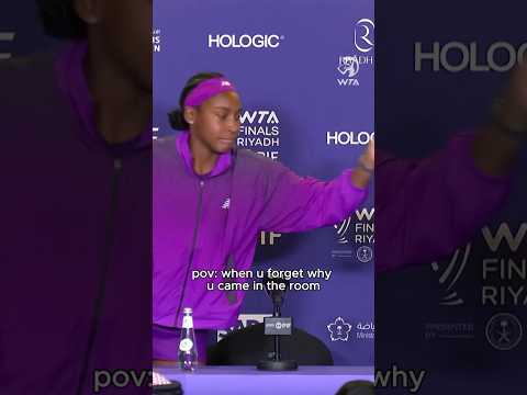 we’ve all been there 😅 #WTA #CocoGauff