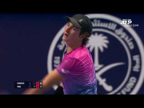 Fonseca vs Tien | CHAMPIONSHIP Highlights | 2024 Next Gen ATP Finals