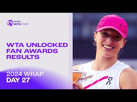 Fan Award Results including Swiatek, Zheng & Paolini | 2024 WTA Wrap | Day 27