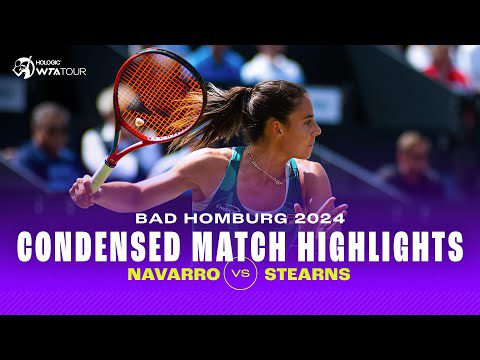 CONDENSED MATCH | Emma Navarro vs. Peyton Stearns | 2024 Bad Homburg Round of 16 | WTA Highlights