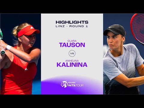 Tauson vs. Kalinina | Linz Round 1 | WTA Match Highlights