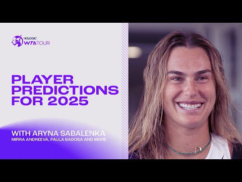 Sabalenka, Andreeva, Jabeur, Badosa & More Give Their 2025 Predictions 😏