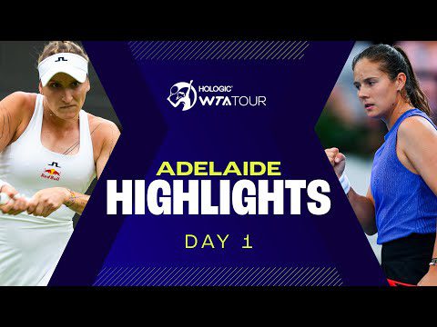 Day 1 in Adelaide featuring Badosa, Fernandez and Kasatkina in action | WTA Match Highlights